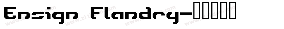 Ensign Flandry字体转换